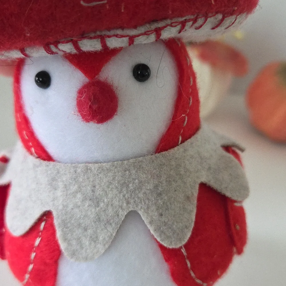 Target Christmas 2024 Capster Featherly Friends Felt Mushroom Head Bird Decor